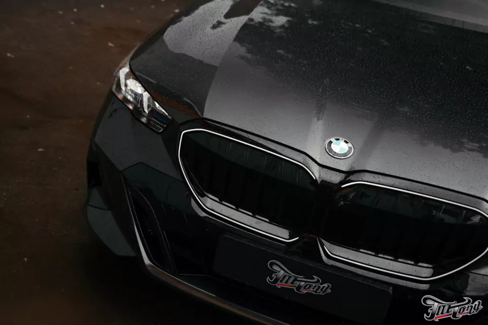 Защитили зоны риска BMW 5 полиуретаном